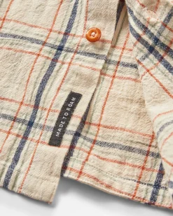 Chill Organic Cotton Check Long Sleeve Shirt - Birch