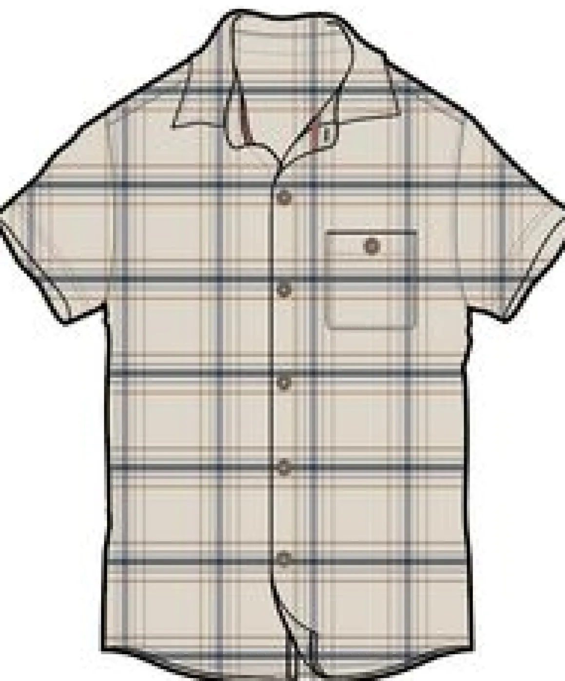 Chill Organic Cotton Check Long Sleeve Shirt - Birch