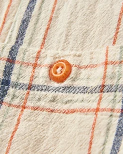 Chill Organic Cotton Check Long Sleeve Shirt - Birch