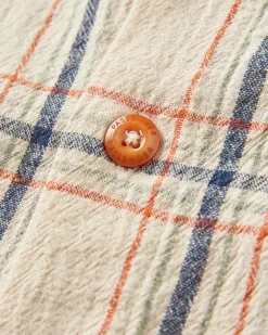 Chill Organic Cotton Check Long Sleeve Shirt - Birch