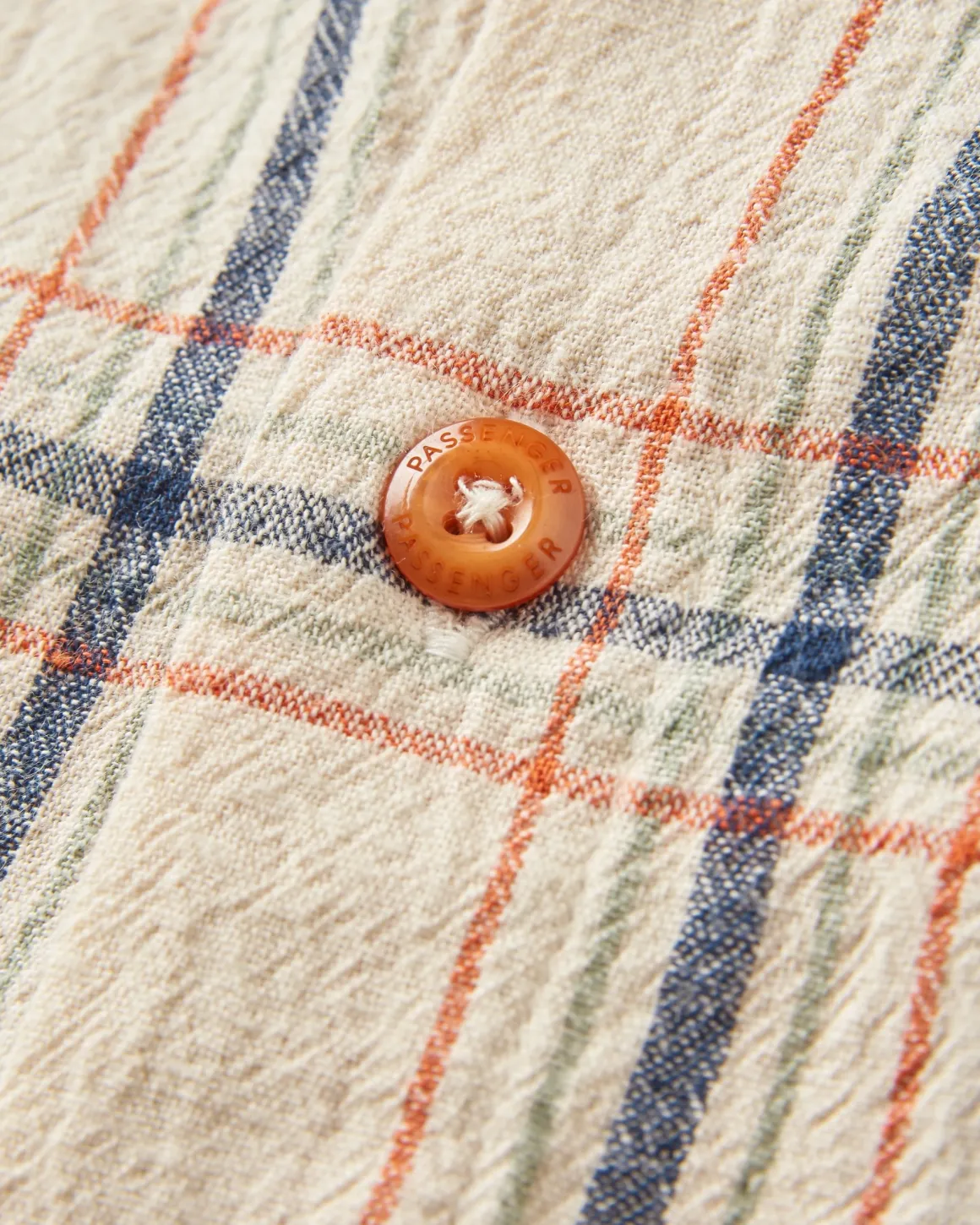 Chill Organic Cotton Check Long Sleeve Shirt - Birch