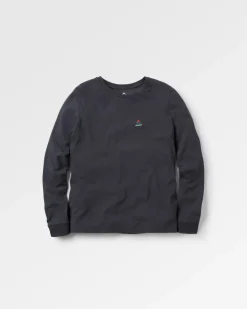 Classic Recycled Cotton Long Sleeve T-Shirt - Black