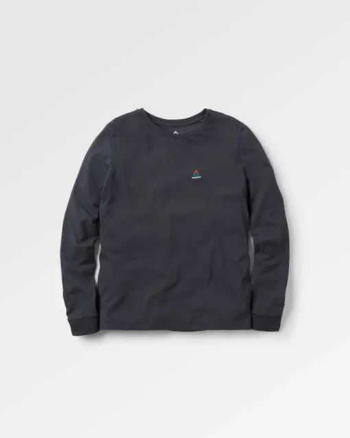 Classic Recycled Cotton Long Sleeve T-Shirt - Black