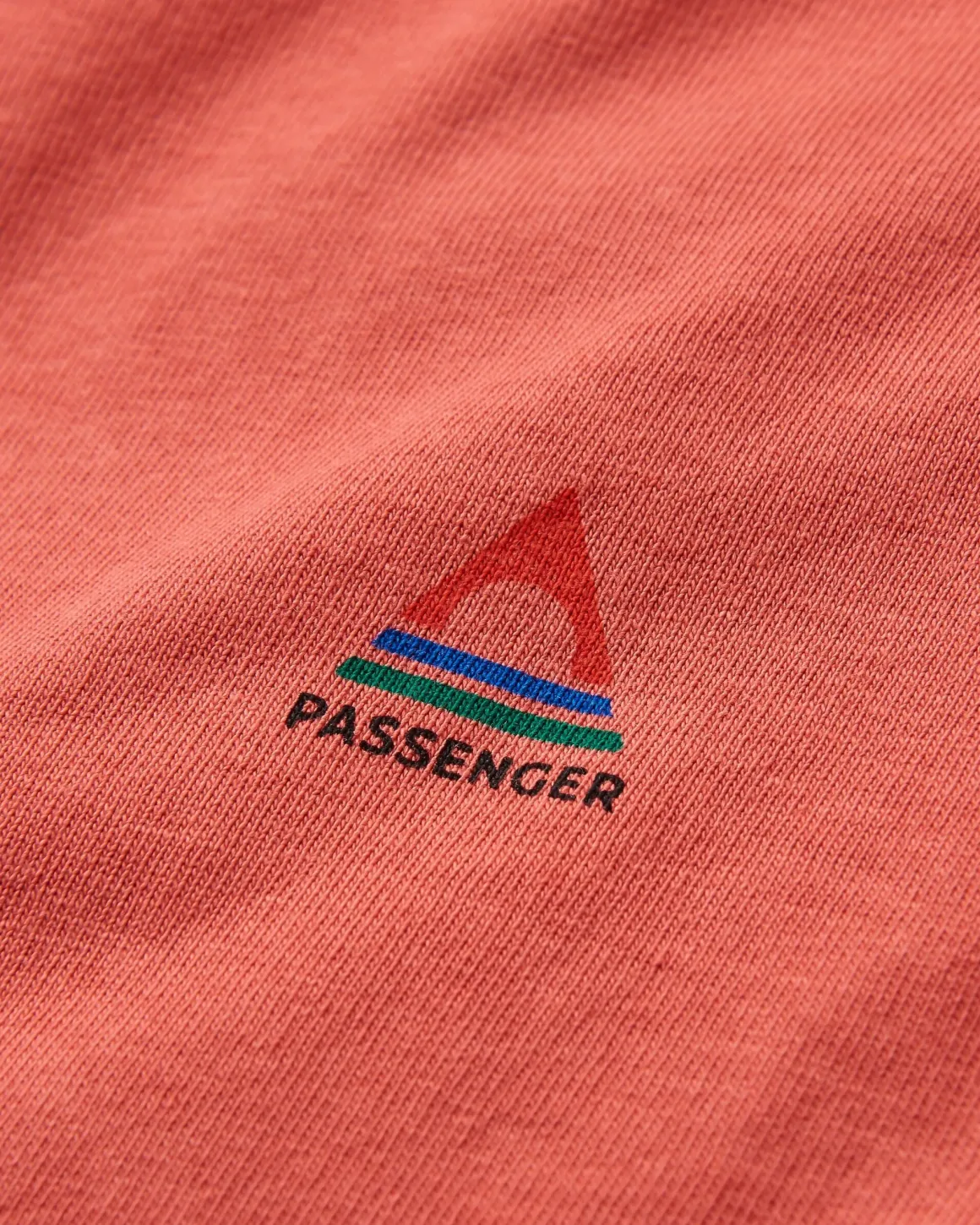 Classic Recycled Cotton Long Sleeve T-Shirt - Mineral Red