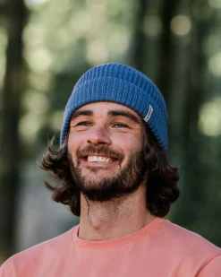 Compass Recycled Beanie - Moonlight Blue