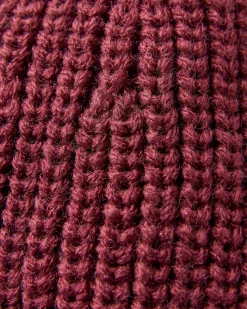 Compass Recycled Beanie - Wine