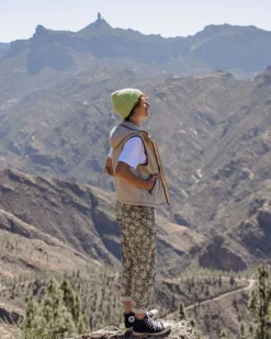 Compass Recycled Beanie - Lime Juice