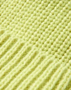 Compass Recycled Beanie - Lime Juice