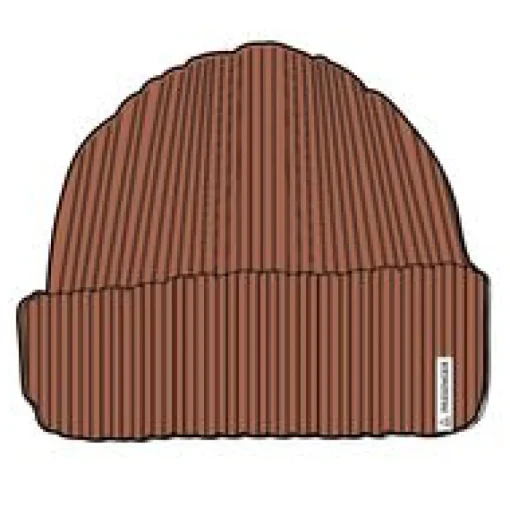 Compass Recycled Beanie - Baked Clay