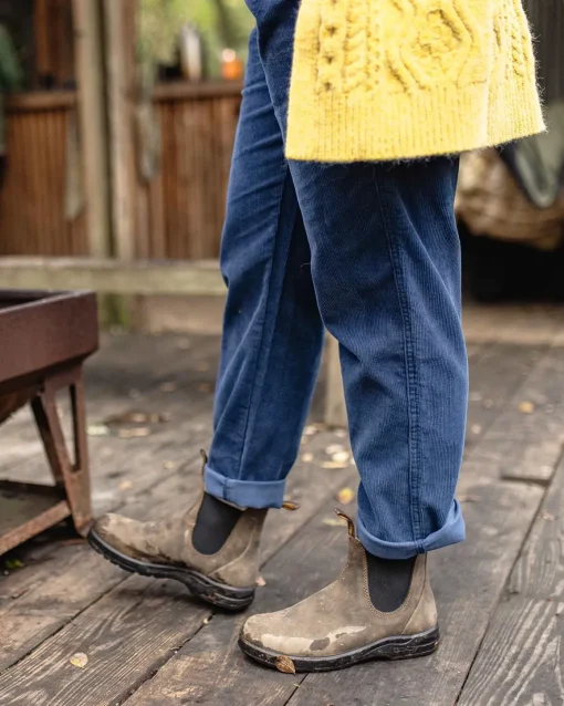 Compass Recycled Corduroy Pant - Dark Denim
