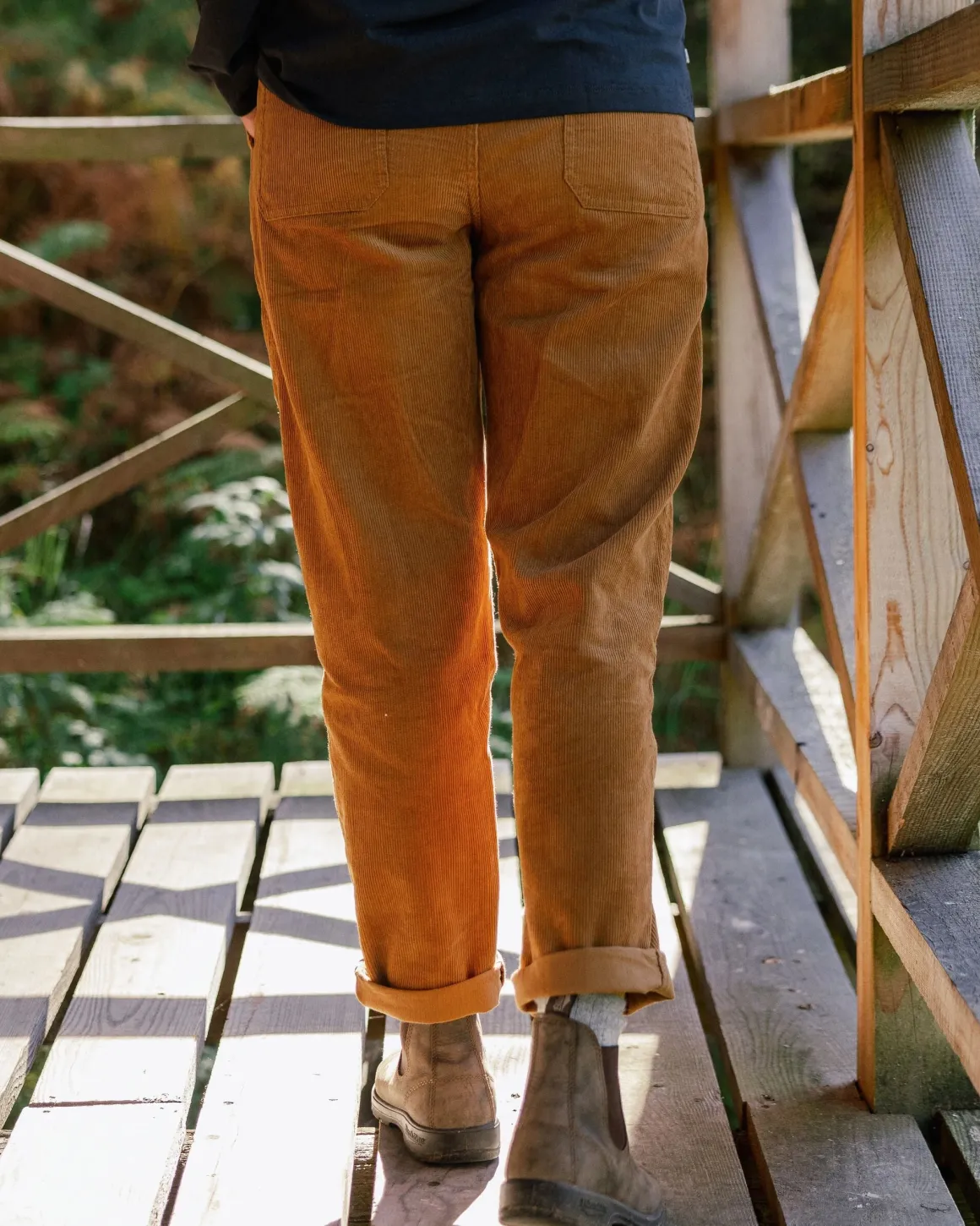 Compass Recycled Corduroy Pant - Coconut