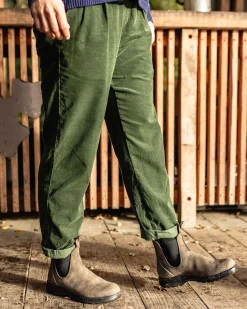 Compass Recycled Corduroy Pant - Fir Tree