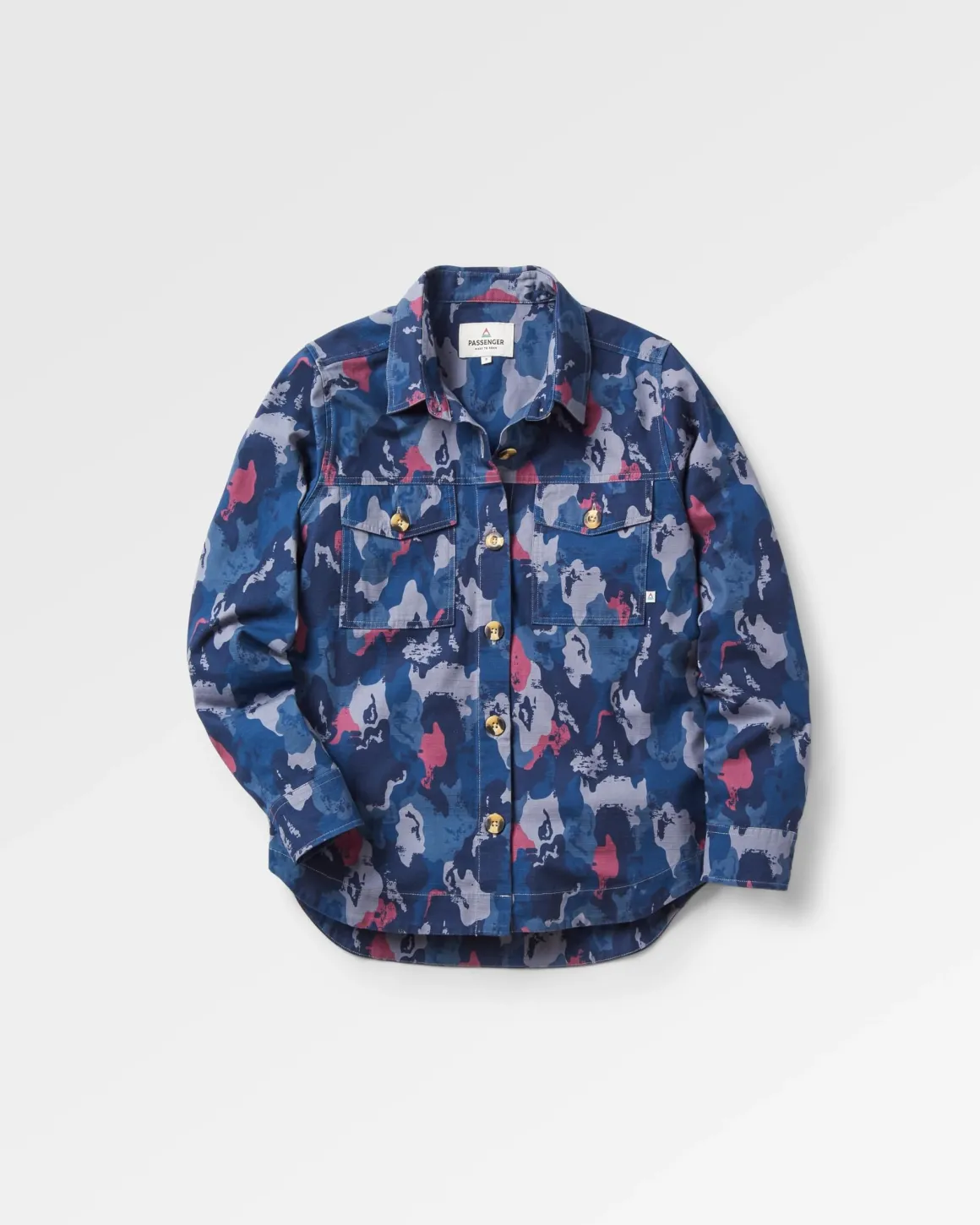 Coral Organic Cotton Long Sleeve Shirt - Sycamore Camo