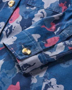 Coral Organic Cotton Long Sleeve Shirt - Sycamore Camo