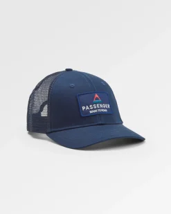 Core Recycled Cotton Trucker Hat - Rich Navy