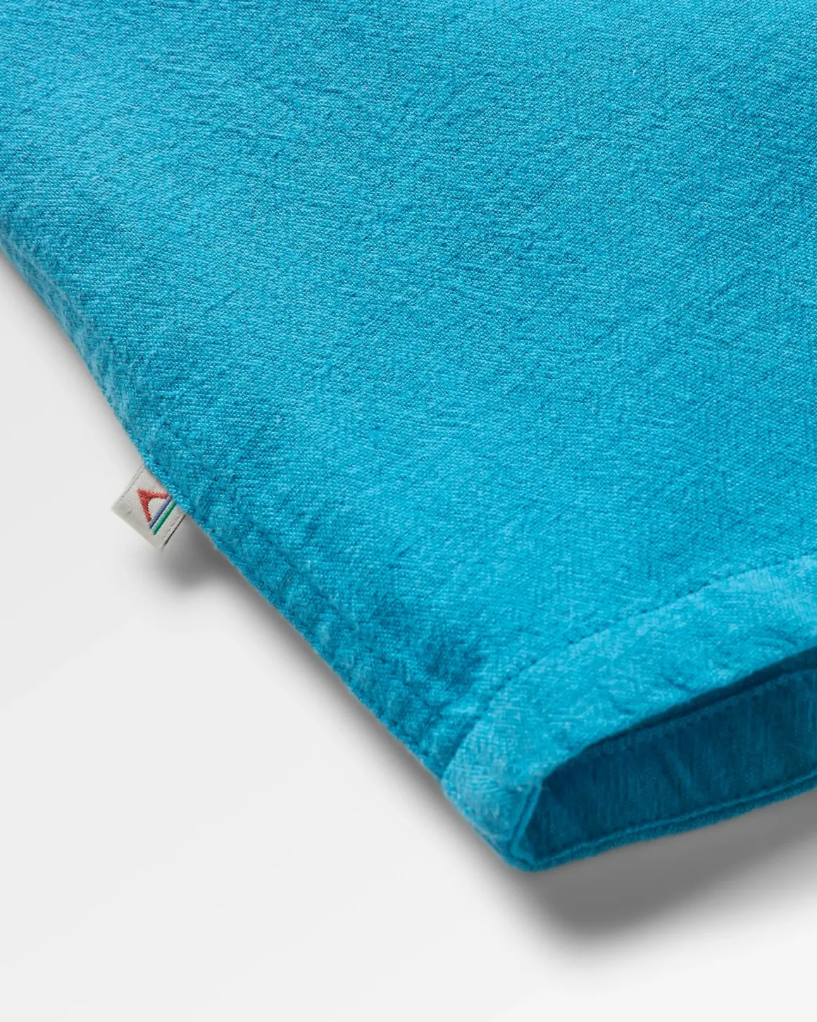 Cove Organic Cotton Short Sleeve Shirt - Blue Pool