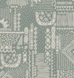 Cove Organic Cotton Short Sleeve Shirt - Vintage Patchwork Pistachio