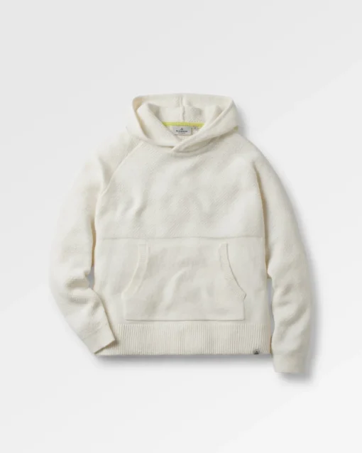Cove Recycled Knitted Hoodie - Off White