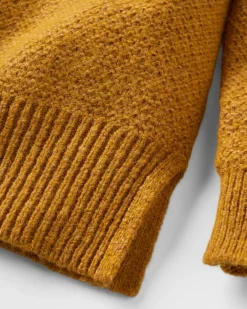 Cove Recycled Knitted Sweater - Amber Gold