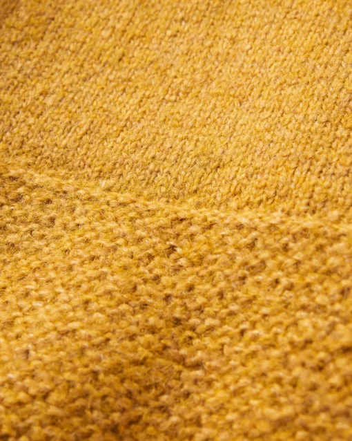 Cove Recycled Knitted Sweater - Amber Gold