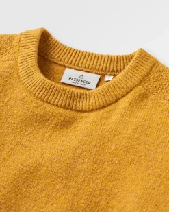 Cove Recycled Knitted Sweater - Amber Gold