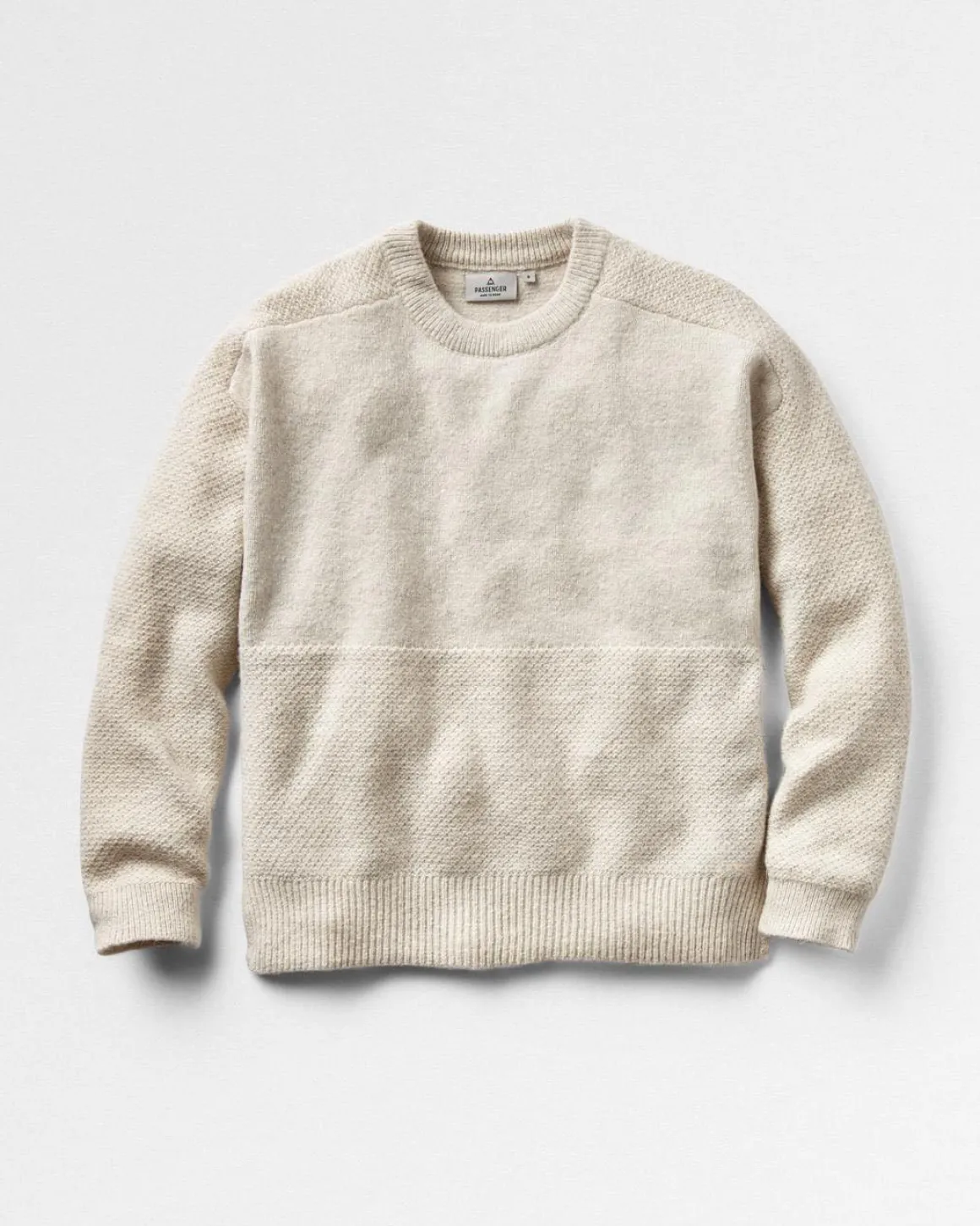 Cove Recycled Knitted Sweater - Off White