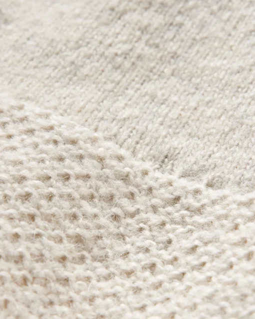 Cove Recycled Knitted Sweater - Off White
