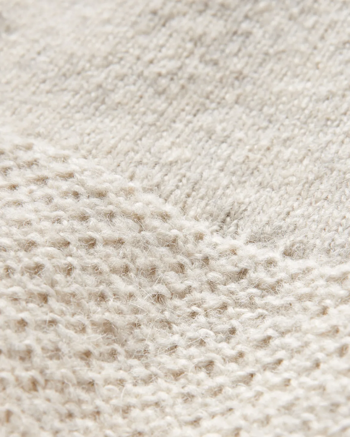 Cove Recycled Knitted Sweater - Off White