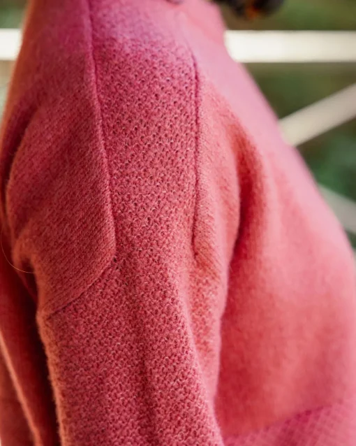 Cove Recycled Knitted Sweater - Mineral Red