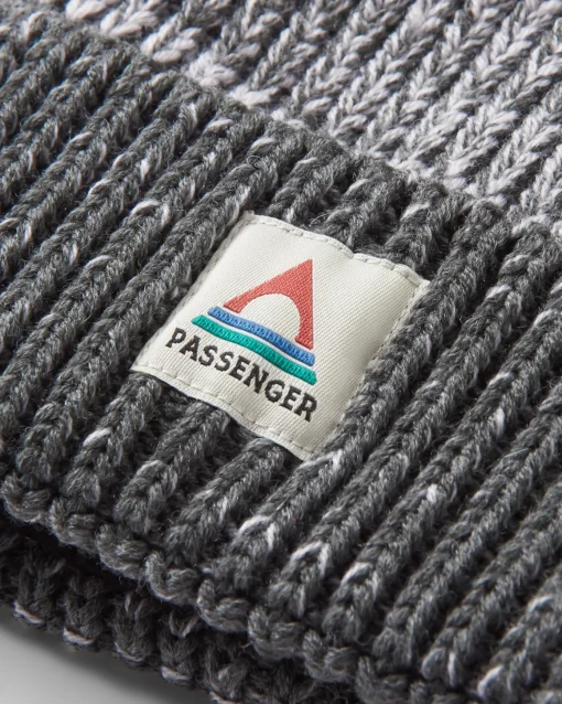 Crag Recycled Bobble Hat - Charcoal/Stone