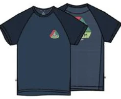 Dawn To Dusk Recycled Active T-shirt - Dark Denim