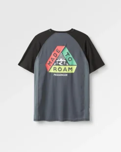 Dawn To Dusk Recycled Active T-shirt - Storm Gray