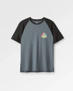Dawn To Dusk Recycled Active T-shirt - Storm Gray