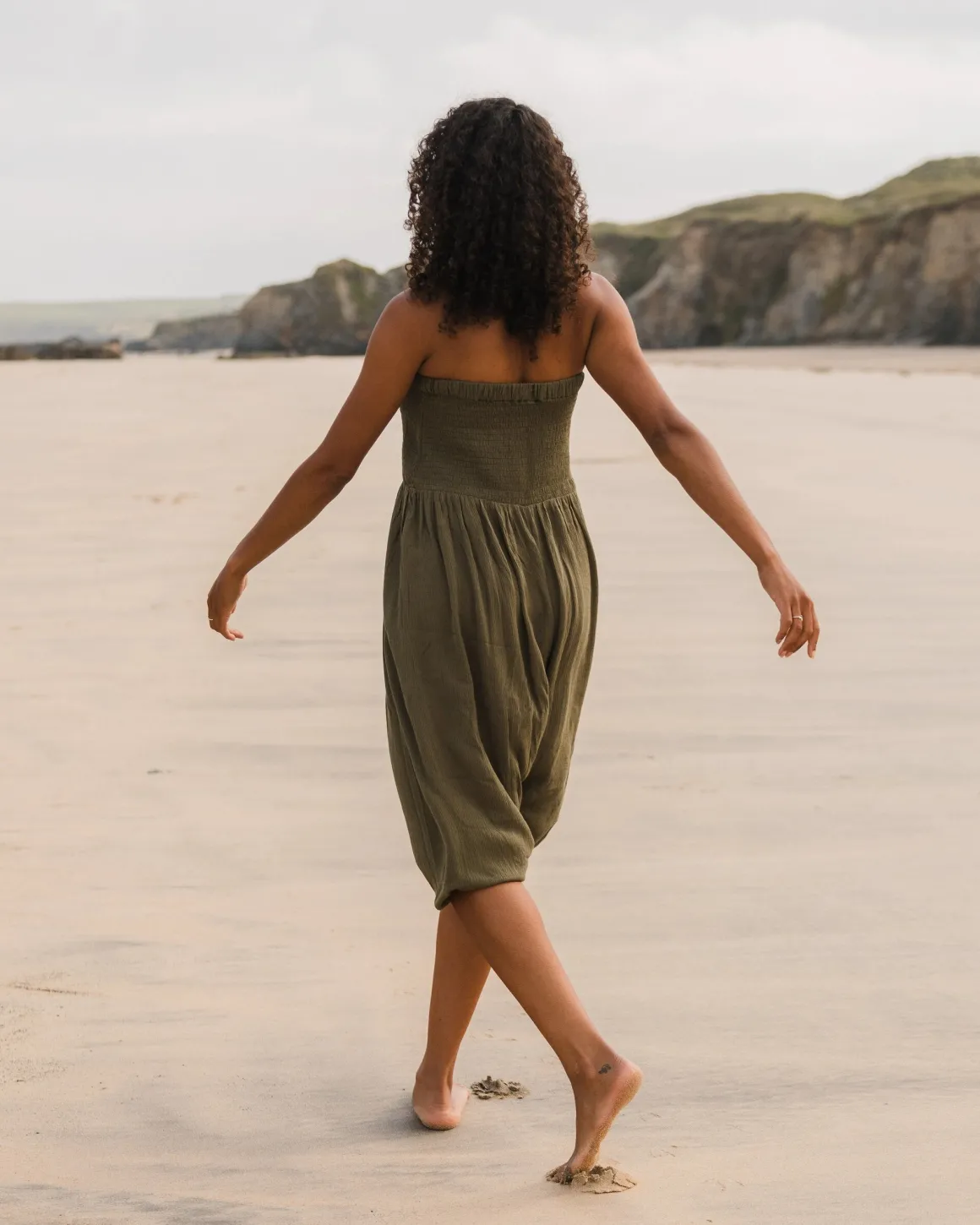 Daylily Loose Pant - Khaki Green