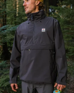 Diablo Recycled Water Resistant Pullover - Faded Black