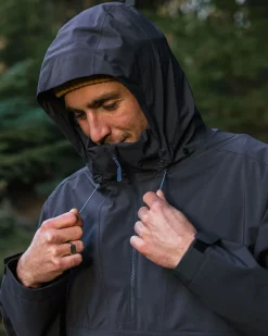 Diablo Recycled Water Resistant Pullover - Faded Black