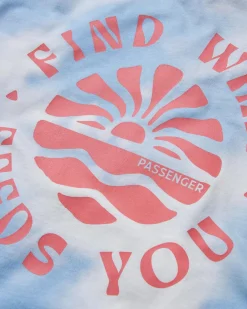 Discovery Organic Cotton T-Shirt - Tie Dye Cornflower