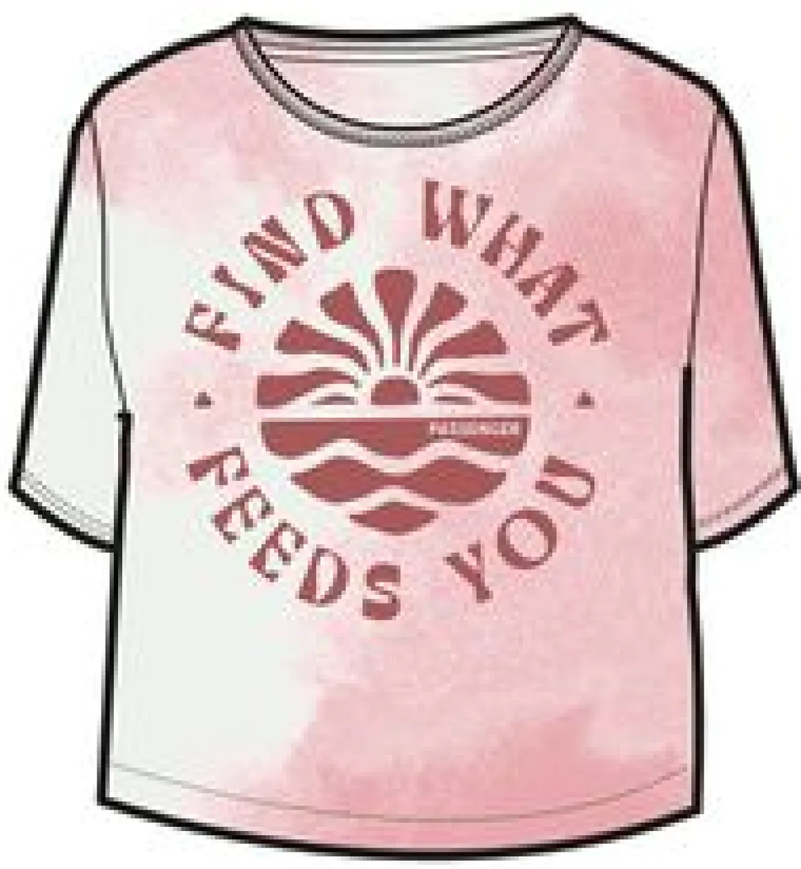 Discovery Organic Cotton T-Shirt - Tie Dye Shell Pink