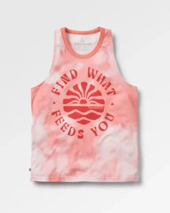 Discovery Organic Cotton Tank Top - Tie Dye Shell Pink