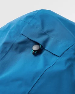 Downpour Recycled Waterproof Jacket - Tidal Blue/Blue Steel