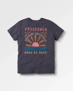 Drifters Oversized Recycled Cotton T-Shirt - Charcoal