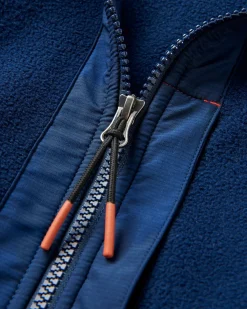 Ebb Recycled Polar Fleece - Rich Navy