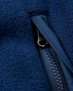 Ebb Recycled Polar Fleece - Rich Navy