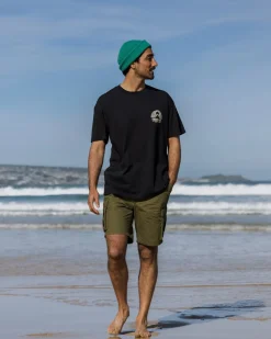 Elbio Recycled Relaxed Fit T-Shirt - Black