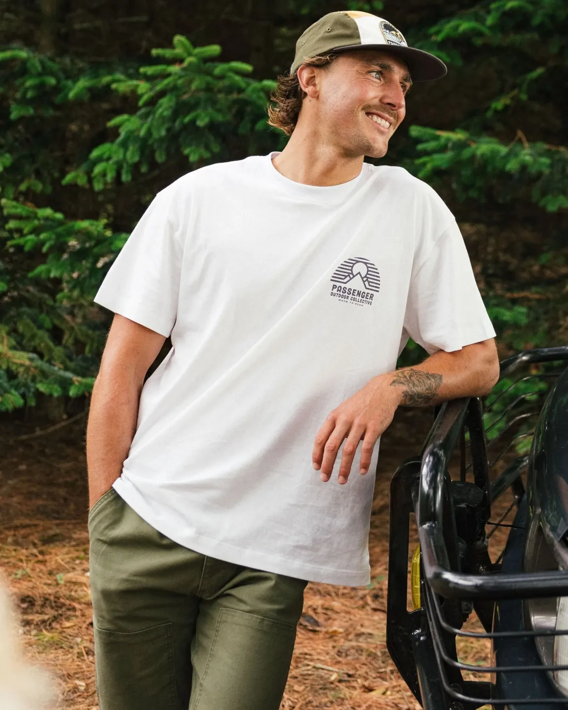 Elbio Recycled Relaxed Fit T-Shirt - White