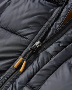 Elowen Hooded Recycled Insulated Jacket - Black