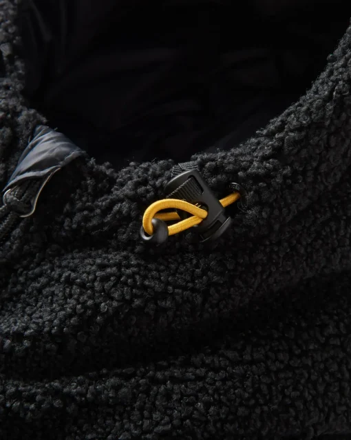 Elowen Hooded Recycled Insulated Jacket - Black