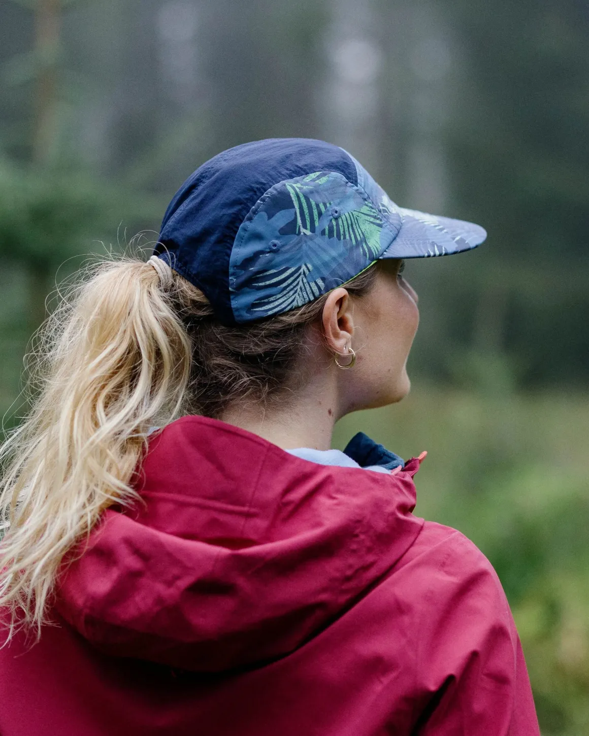 Emerge 5 Panel Trail Hat - Palm Camo Moonlight