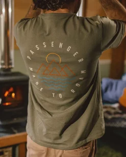Escapism Recycled Cotton T-Shirt - Dusty Olive