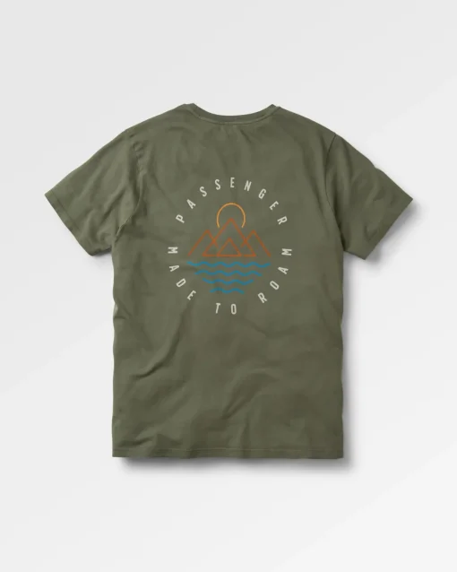 Escapism Recycled Cotton T-Shirt - Dusty Olive